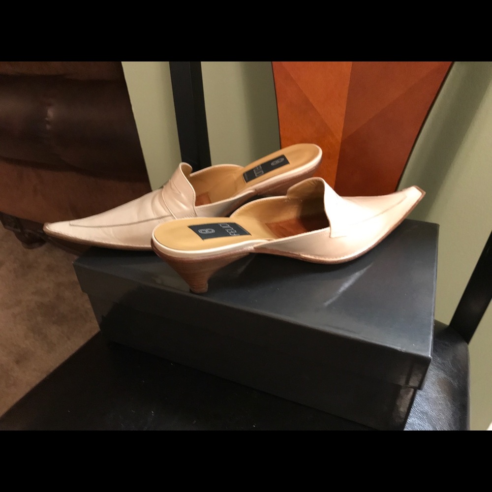 Felici Leather Mule shoes, made in Italy